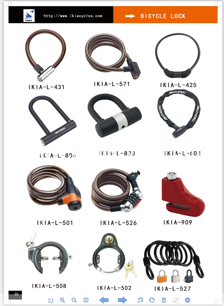 combination Lock steel cable lock
