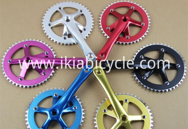 colorful Chainwheel and crank 