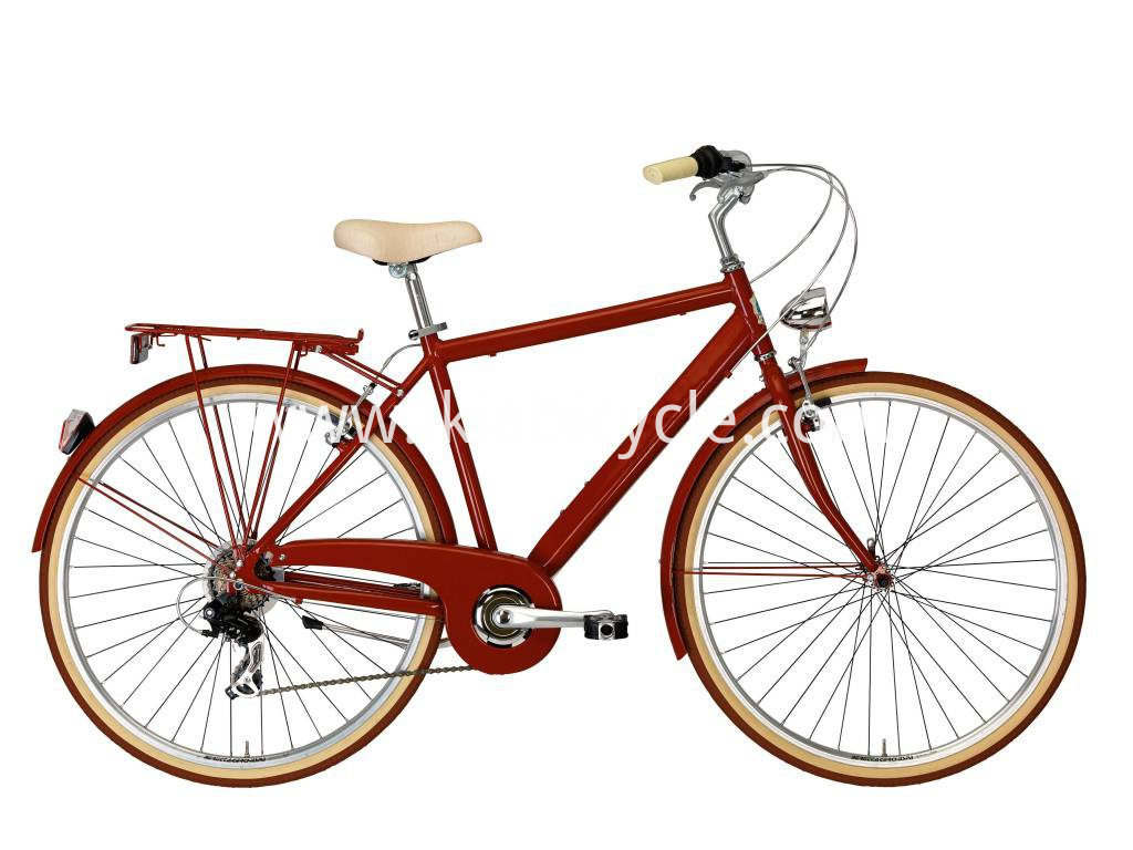 red city bicycle