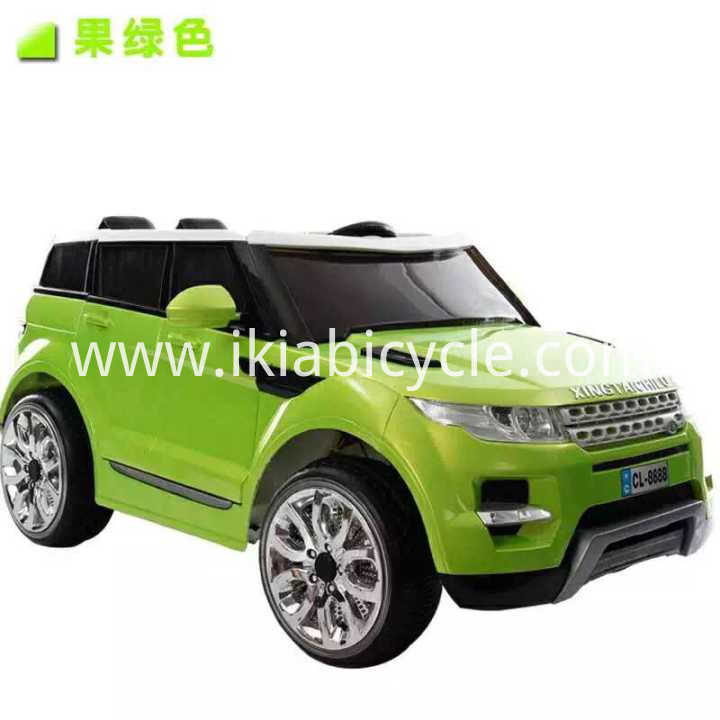 green color E-car